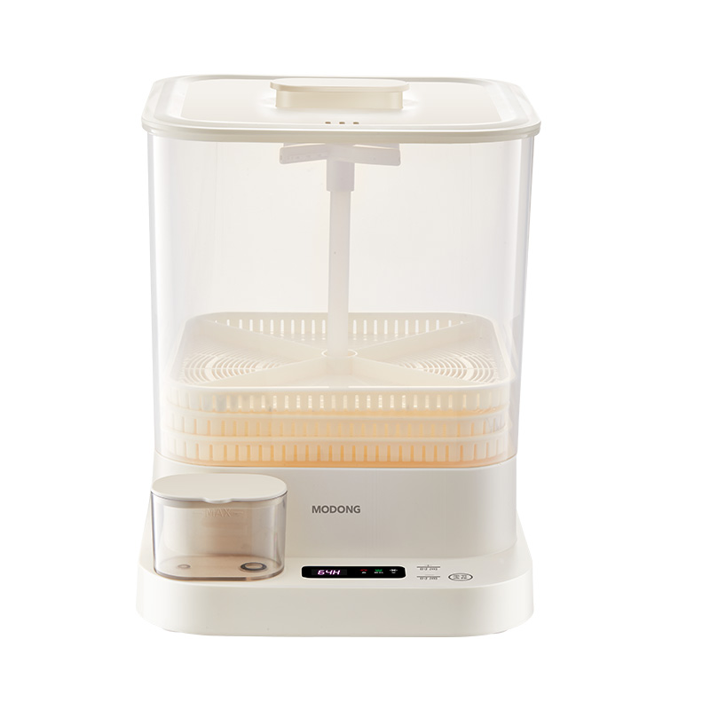 摩动豆芽机三层种植外置水箱一键操作饱满鲜脆可视外观MD-DY01