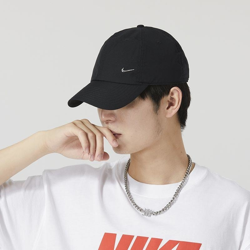 Nike/耐克帽子运动休闲舒适透气男女鸭舌帽FB5372-010 C