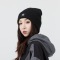 adidas 阿迪达斯三叶草男帽女帽2022秋季新款运动帽子户外保暖绒线帽套头帽弹力舒适休闲帽子 ED8712 OSFM