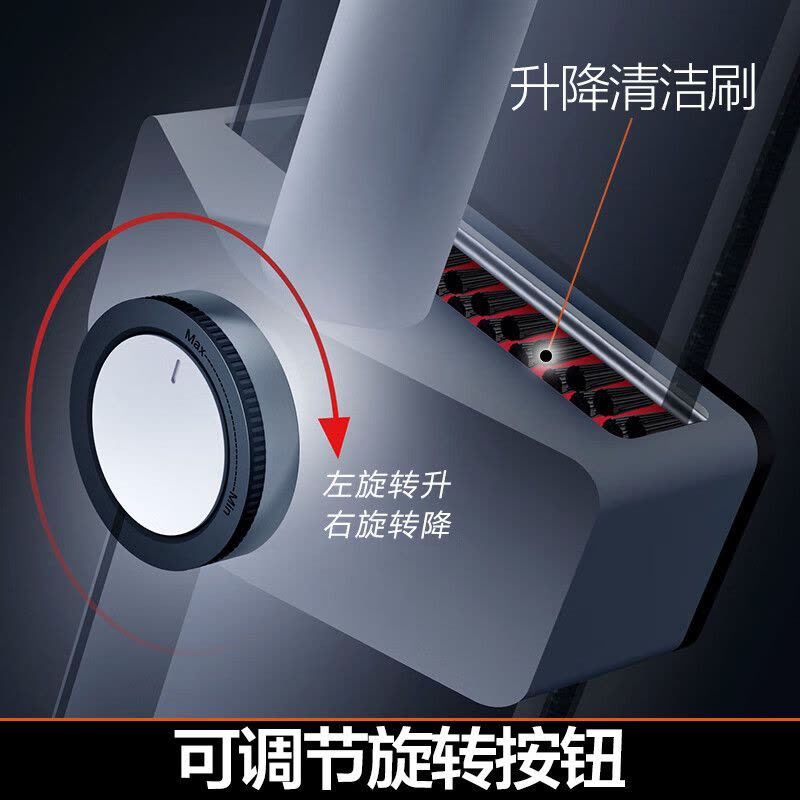 大卫 P20拖把家用免手洗平板拖干湿两用深层刷污拖布平拖一杆2布图片