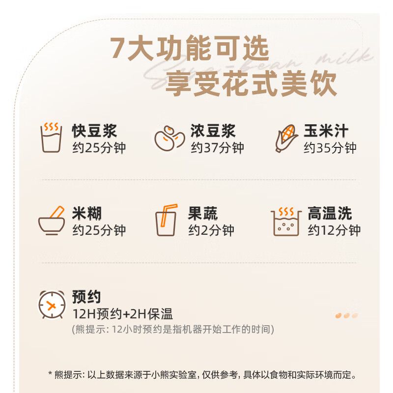 小熊(Bear)豆浆机DJJ-D06X3高清大图