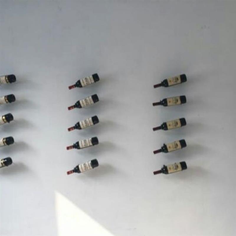 工匠时光铁艺单瓶红酒架简约壁挂酒架展示架家用墙壁酒架挂墙倒挂酒架定制