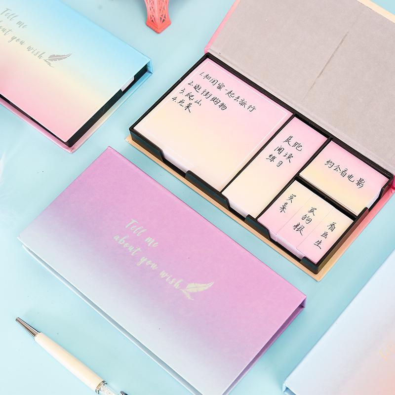 龙钻本册/便签易星-1026大理石便签套装 可爱卡签套装少女心韩国ins