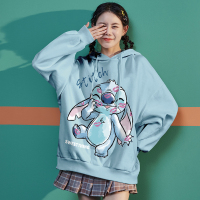 [2.5折价96元]唐狮卫衣女款春秋新款overize连帽白色卫衣外套设计感小众潮