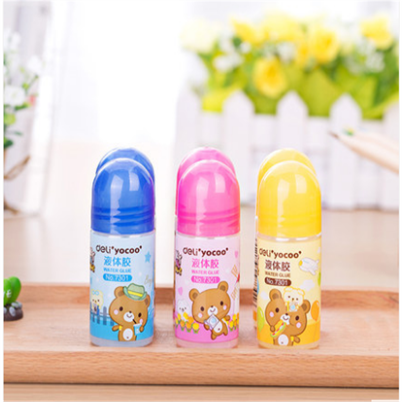 得力7301液体胶水35ml(24支/盒)