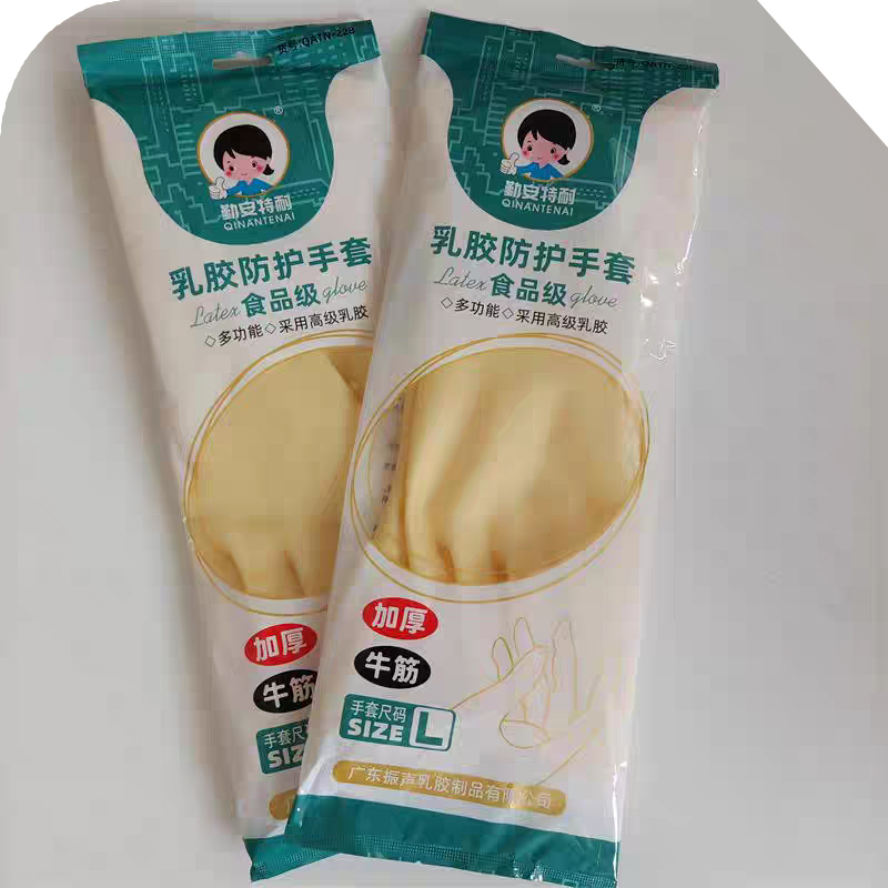 胶手套(短胶)高清大图