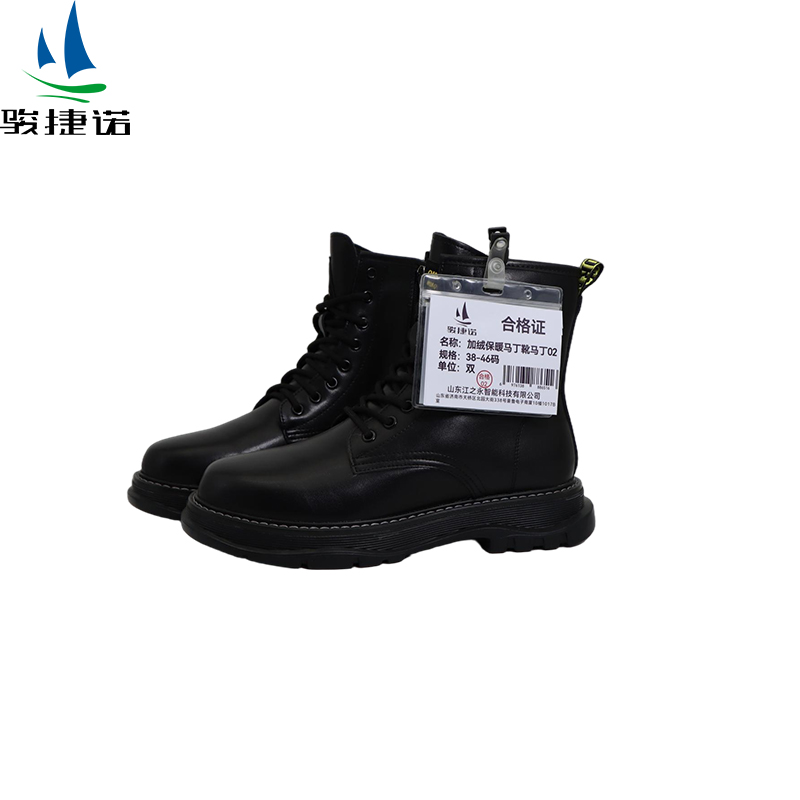 骏捷诺加绒保暖马丁靴马丁02 38-46码/双高清大图