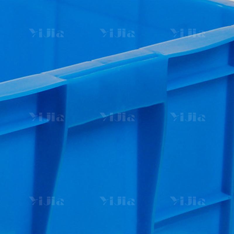 翌嘉YJ4120610 蓝色塑料周转箱大号工业胶箱 345*240*110高清大图