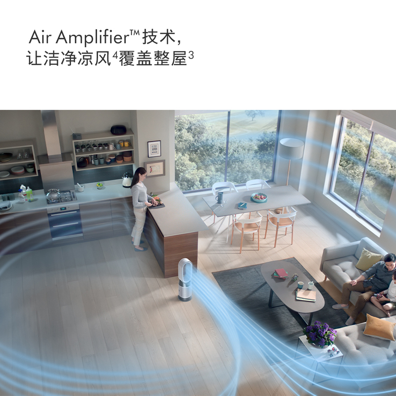 戴森(Dyson)空气净化暖风扇 HP10 洁净凉风营造舒爽夏日