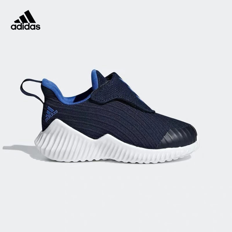 adidas阿迪达斯儿童运动休闲鞋 男童婴童宝宝网面缓震中底轻便便捷魔术贴运动鞋休闲鞋BB9262
