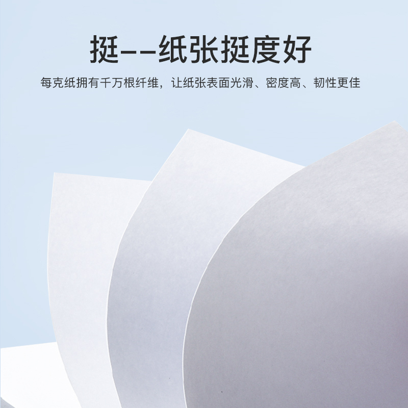宜顺复印纸80g A3打印纸a3 学生手工报 设计绘图纸 500张/包 4包(整箱2000张)