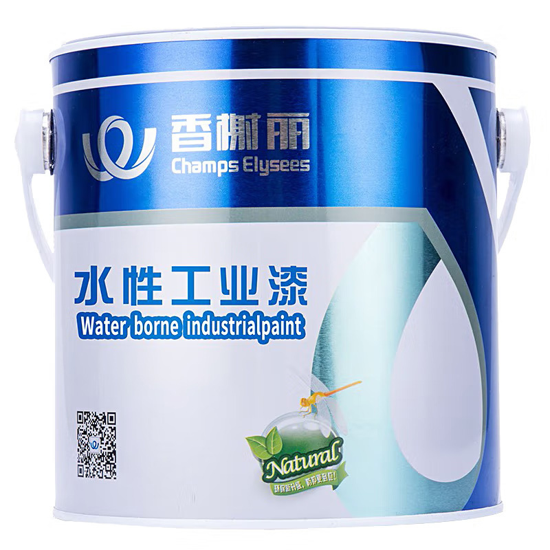 香榭丽 水性高光金属漆 防锈漆护栏钢结构车床配件农用器具工业设备设施防锈金属油漆 白色 2kg(单位:桶)货期5天
