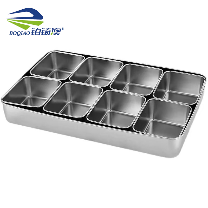 铂锜澳 8格调料盒/8味45*30*7cm/个高清大图