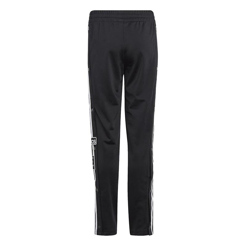 adidasoriginals三叶草童装侧开排扣条纹拼色宽松针织运动裤男童女童