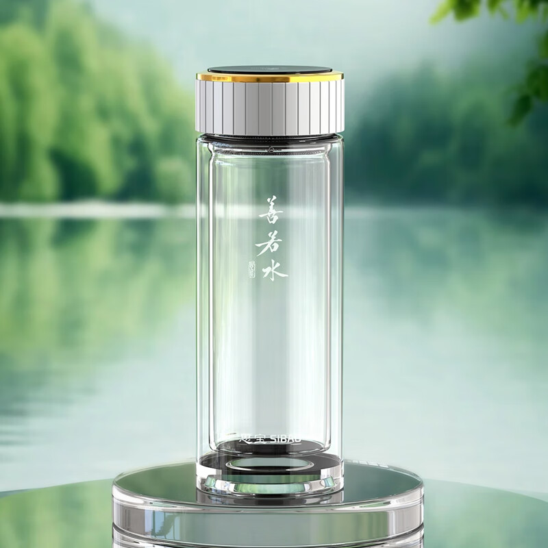 思宝(SIBAO)善若水玻璃杯1号280ml高清大图