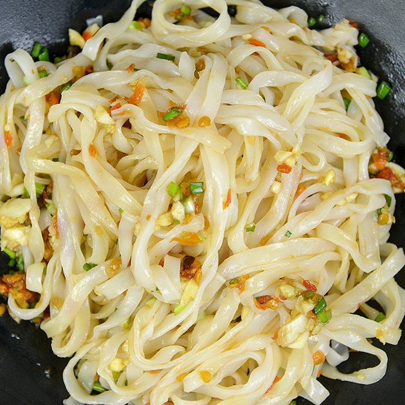 广西宽河粉炒河粉汤粉干粉方便速食扁粉500g易煮耐煮老友切粉