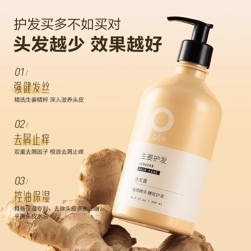 柏缇生姜洗发露500ML 1箱(1箱20瓶)
