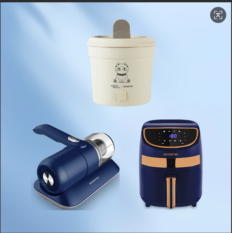 思嘉思达 大英联名泡面火锅 SKD-D1015+速净除螨仪SKD-D0033 +奥斯卡空气炸锅SKD-G0017C