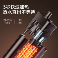 志高志高管线机 5段控温智能抽水自吸桶装水家用直饮机超薄速热饮水机 AK01-可吸桶装水 自行安装