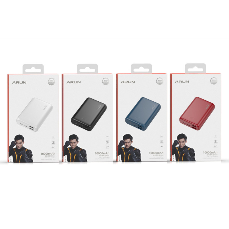 海陆通 MINI1 新款迷你充电宝10000毫安超小聚合物移动电源双U快充充电宝micro+typec双输入应急移动电源