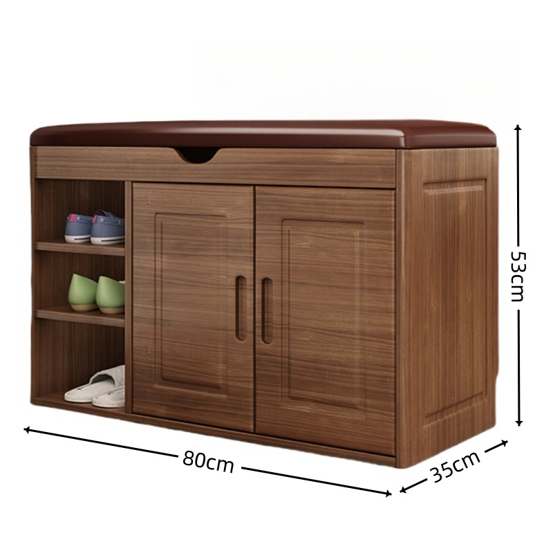 豫龙都 鞋柜实木 个高清大图