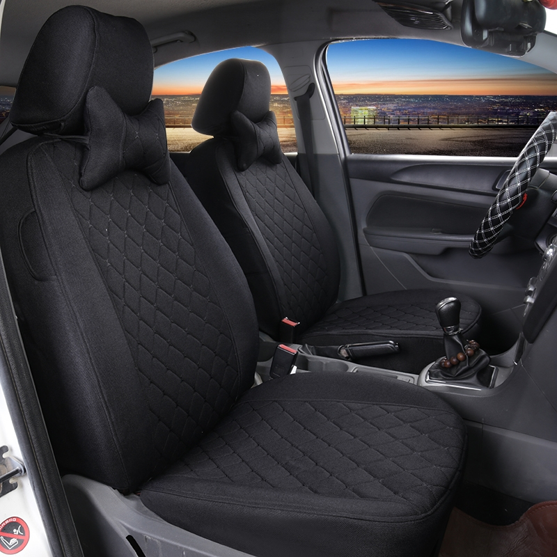 全包亚麻朗逸桑塔纳闪电客宝来卡罗拉轩逸福克斯座椅套四季坐垫视频