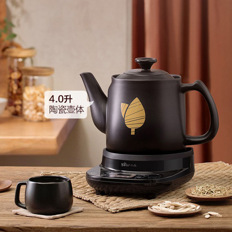 小熊 JYH-C40D2 智能煎药壶 4L (个) 黑色高清大图