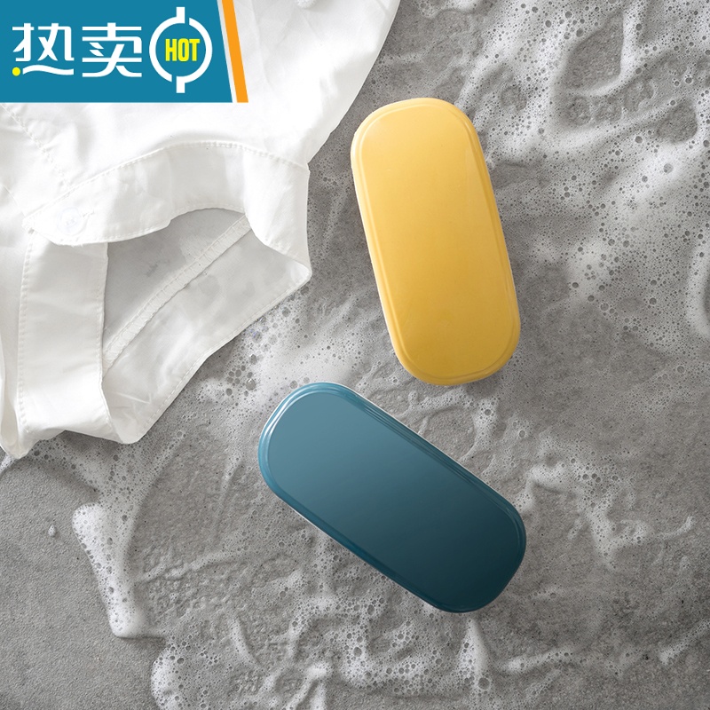 敬平洗衣刷家用简约塑料小刷子衣服鞋子清洁刷板刷多功能软毛鞋刷器 红色2个装高清大图