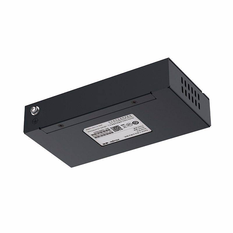 锐捷(Ruijie)铁壳非网管企业级交换器 分流器网线分线器 RG-ES105GD 5口千兆交换机