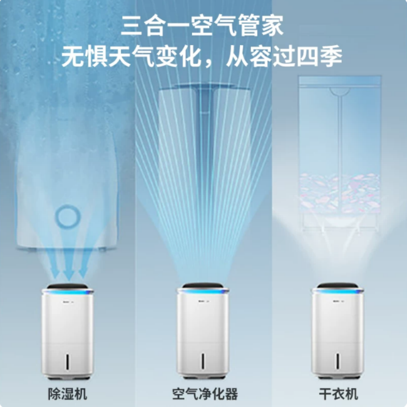 格力(GREE)除湿机除甲醛空气净化器一体机KJ200G-C01高清大图