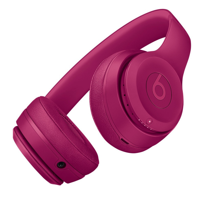 Beats Solo3 Wireless 无线蓝牙耳机 头戴式 带麦可通话/跑步运动耳机 深砖红
