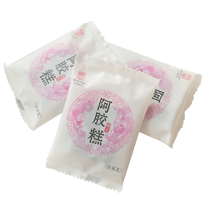 东阿百年堂阿胶糕 玫瑰型血珀天胶固元糕 280g*2盒/提(礼袋)即食阿胶膏组合装560g