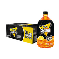 康师傅 无糖冰红茶 柠檬口味茶饮品 1L*12瓶