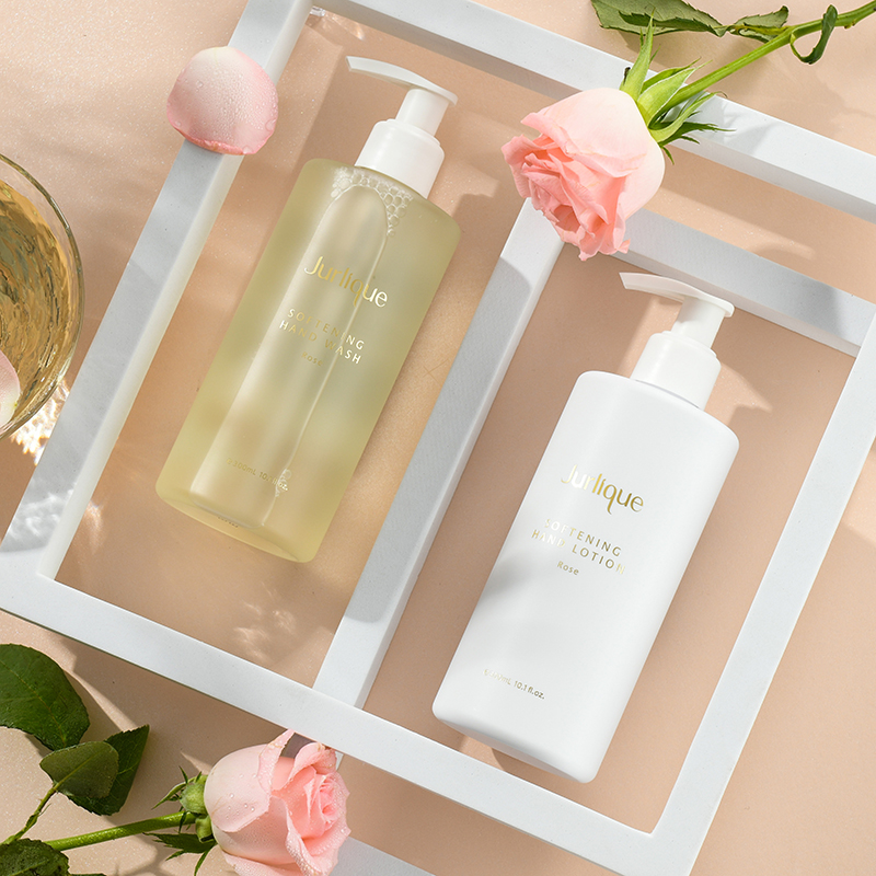 茱莉蔻(JURLIQUE)玫瑰柔肤手部护理套装玫瑰柔肤洗手液300ml+玫瑰柔肤护手乳300ml高清大图
