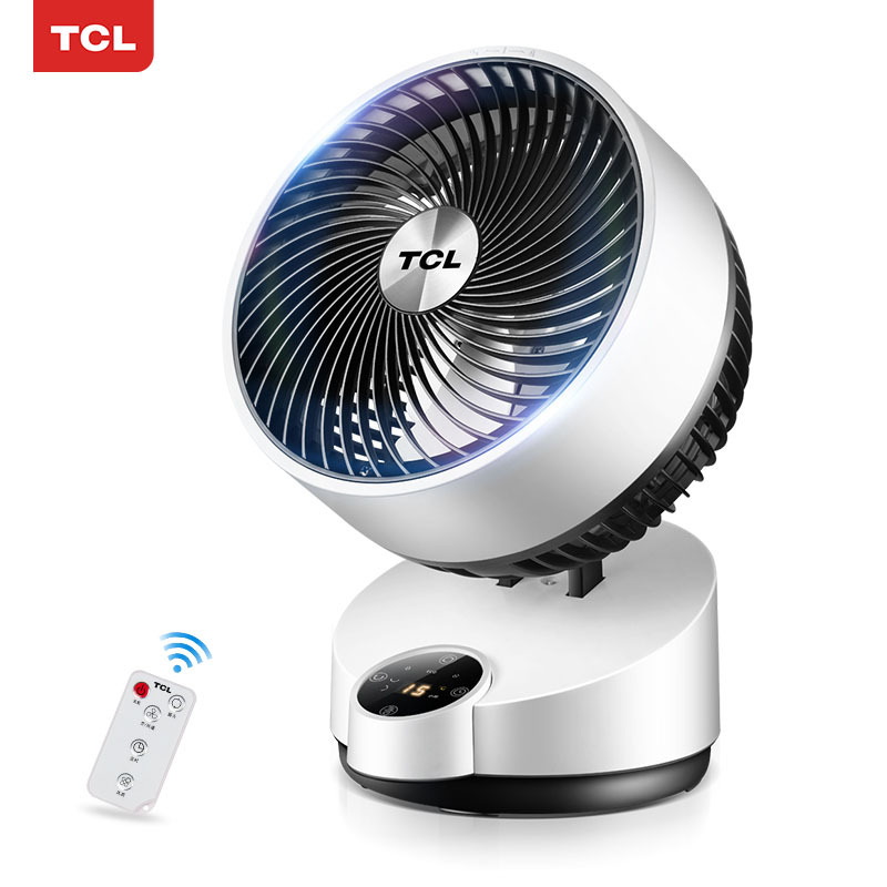 TCL TXS-20HRDY家用台式空气循环扇/宿舍用电风扇/静音遥控电扇落地扇