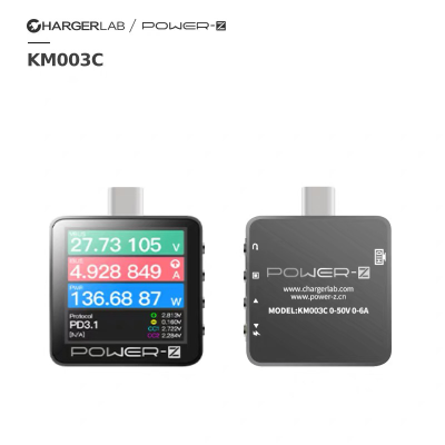 电压电流纹波双Type-C测试器 KM003C 不涉及维保 货期一周