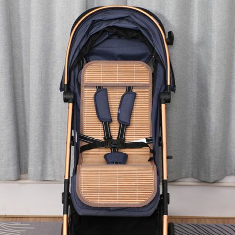 儿童凉席双面幼儿园午睡专用竹席婴儿床席单人学生宿舍席子 碳化款 双面宽55CM*长130CM