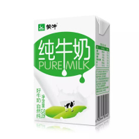 蒙牛 纯牛奶 PURE MILK 250ml*16 盒(10件起送)
