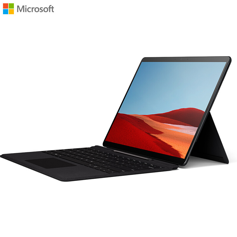 微软(Microsoft)Surface Pro X 13英寸商用平板笔记本电脑(SQ1处理器 16GB 512GB W10P)带键盘笔便携鼠