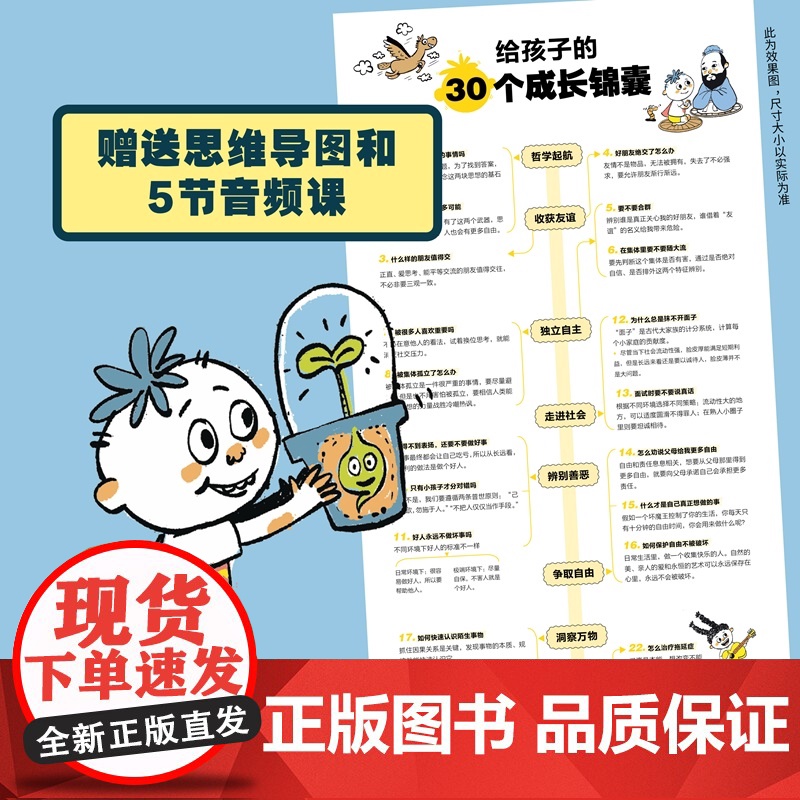 [5节音频课+思维导图拉页]会思考的孩子 林欣浩著隋军绘晨光出版社中国孩子成长智慧工具启蒙书 果麦出品高清大图