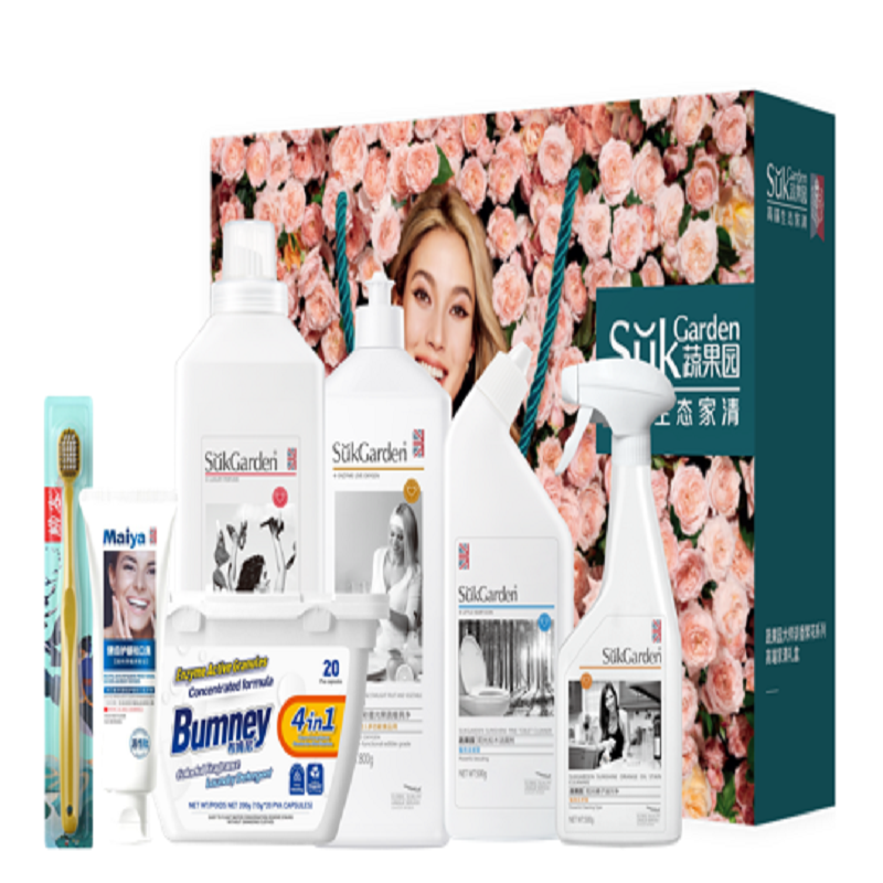 蔬果园家庭留香洁净7件套(礼品袋)A-SGYZ-24707