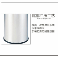 中电鼎润 ZDHT-E74 澳式平盖垃圾桶 (计价单位:个)