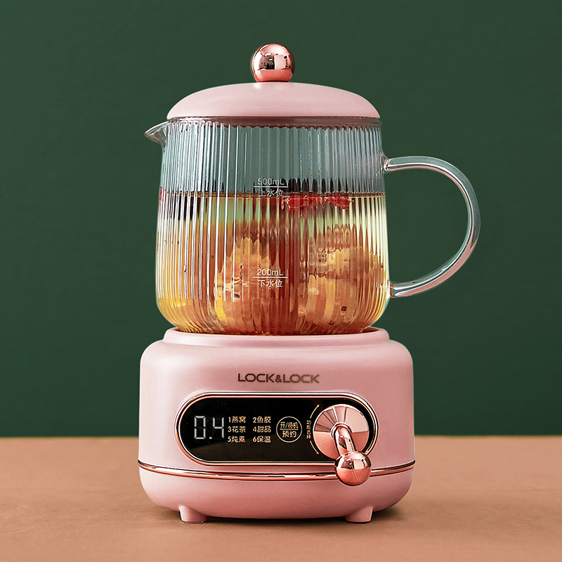 乐扣电炖杯EJC325PIK(粉色)0.5L