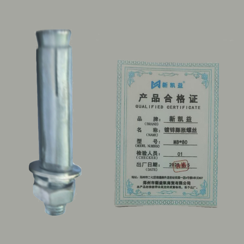 新凯益 镀锌膨胀螺丝 M8*80 个高清大图