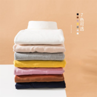 咕噜日记基本款纯色百搭高领加厚打底衫QZT901