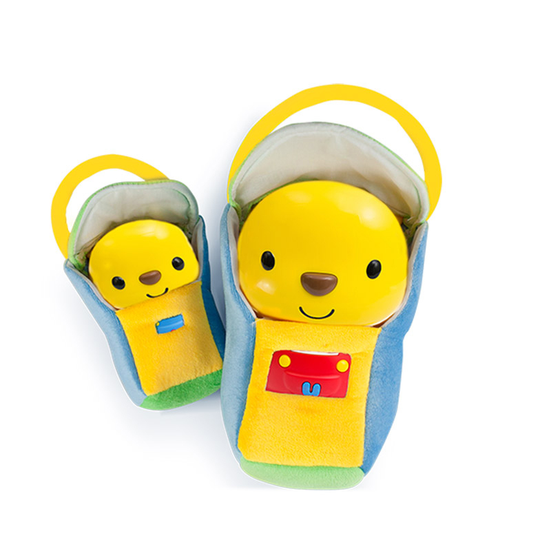 优彼ubbie亲子熊四代故事机专用防摔包小熊款