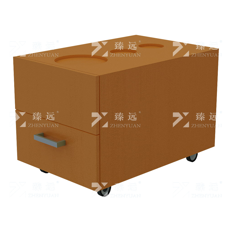 臻远 ZY-X218 会议台桌演讲台会议室发言台 1桌2椅2活动柜