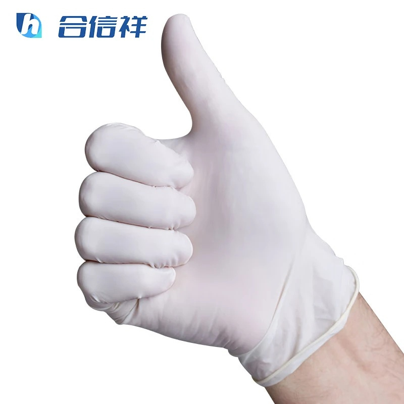 合信祥 一次性丁腈防护手套 L号 白色100只/盒