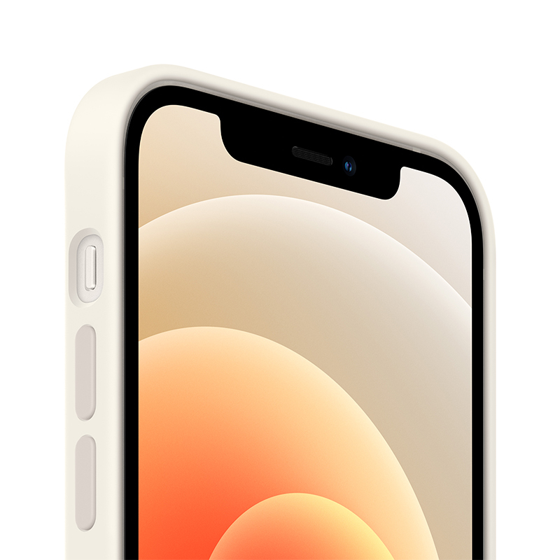 Apple 原装 iPhone 12 mini MagSafe硅胶外壳 白色 12 mini专用手机壳