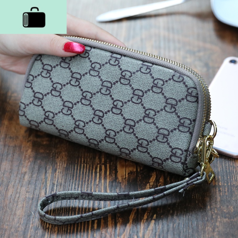 手拿包女2020新款秋韩版大容量手腕包女宴会手机零钱包长款钱包女NEW LAKE 658.8字纹